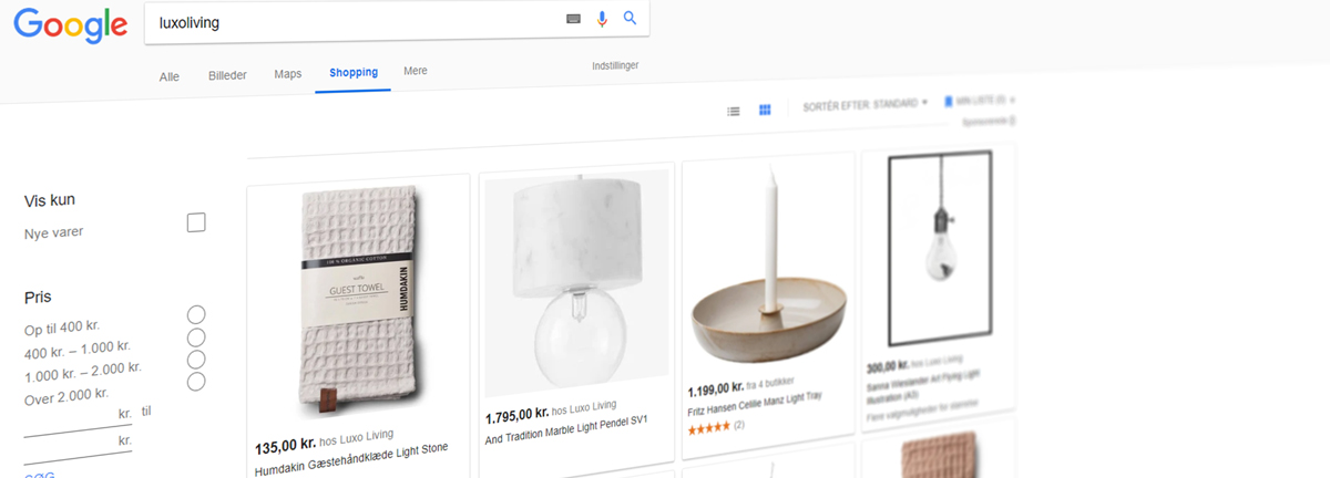 luxoliving google shopping blurred