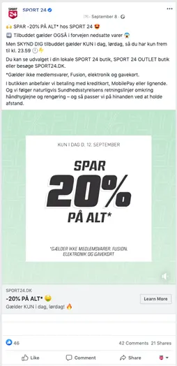 Sport24 facebook audience raptor services