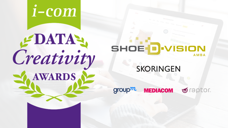 Shoe-d-vision and Raptor at I-COM Data Creativity Awards 2018