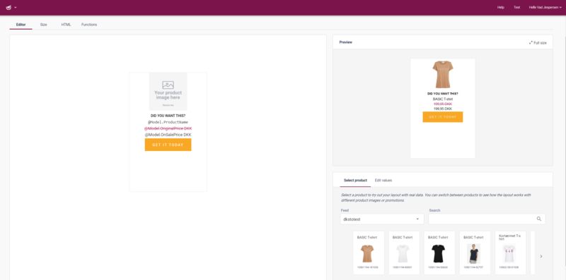 New Layout Designer for Web and Email Advisor