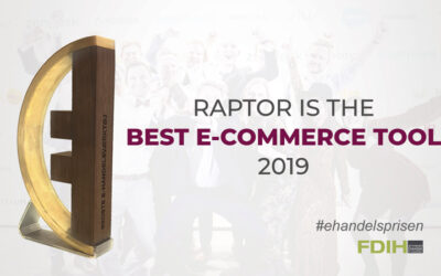 Raptor won the award for Best E-commerce tool 2019